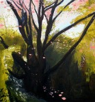 Oak tree, 2009, Oil on Canvas, 112 x 123 cm, ©Hilja Roivainen.